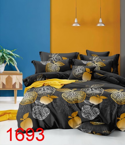 Pościel 3D 160x200 złote jabłko