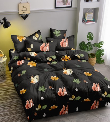 Pościel 3D 160x200 wiewiórki