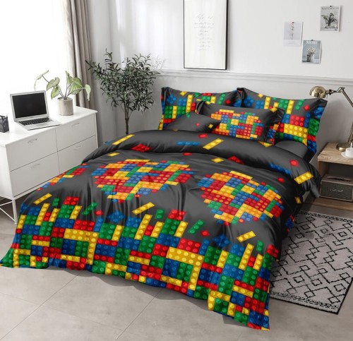 Pościel 3D 160x200 klocki lego