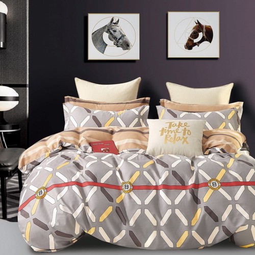 Komplet pościeli bawełnianej premium 160x200 geometria I