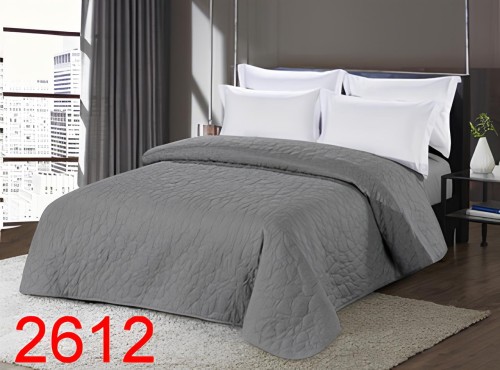 Narzuta pikowana 170x210 grafitowa