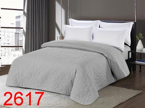 Narzuta pikowana 170x210 szara