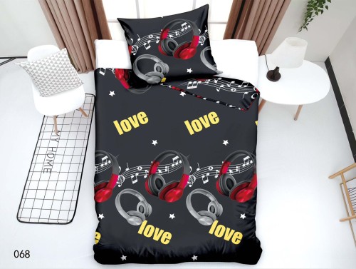 Pościel 3D 140x200 słuchawki