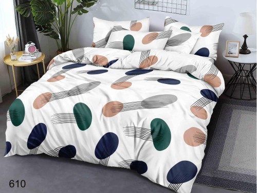 Pościel 3D 200x220 kolorowe kółka