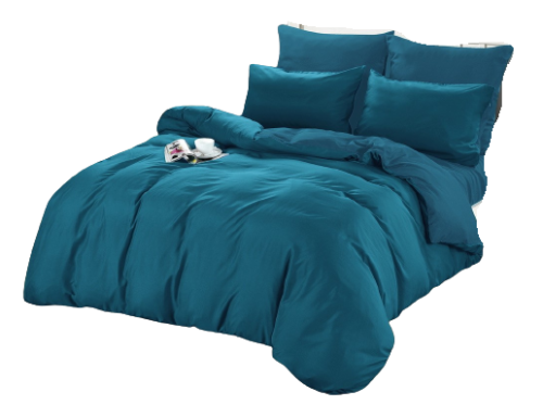 Pościel dwustronna 140x200 niebieska