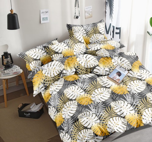 Pościel 3D 160x200 liście monstera