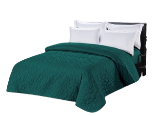 Narzuta pikowana 200x220 zielona