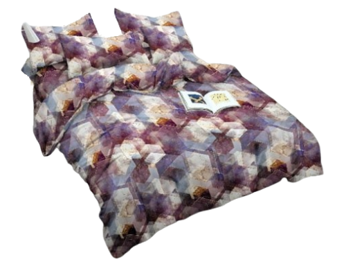 Pościel 3D 200x220 hexagony abstrakcja