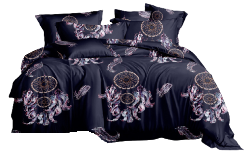 Pościel 3D 160x200 fioletowy łapacz snów