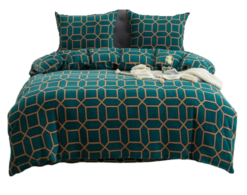 Pościel polarowa premium 200x220 "MIŚ" mikrofibra antyk